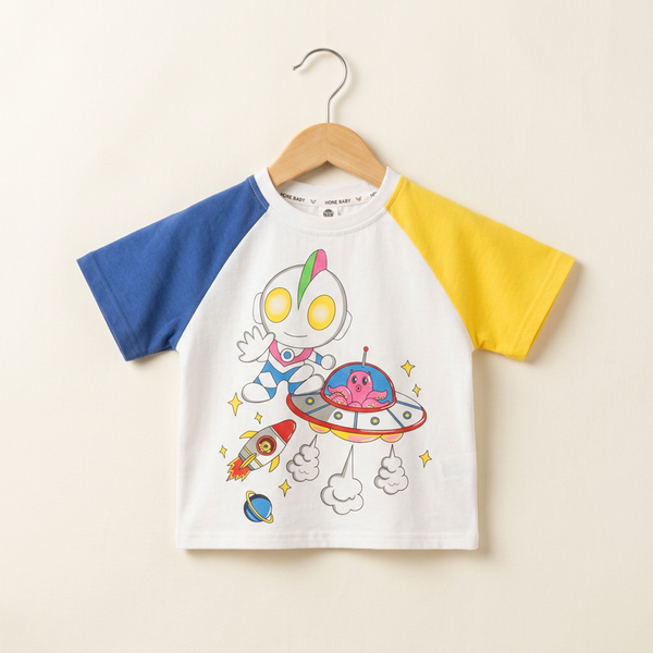 Little Builder Construction Tee - yellow