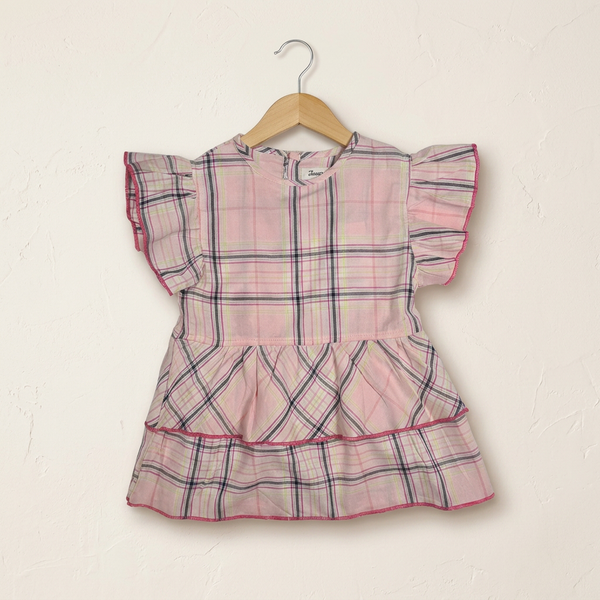 Girls Cotton Co-ord Sets - Pink
