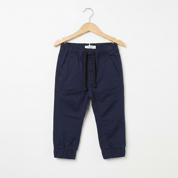 Cotton  Jeans - Dark blue