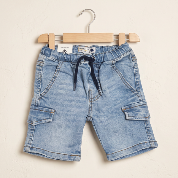 Boys denim shorts - Light-Blue