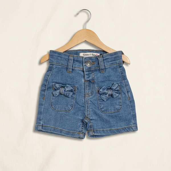 Girls denim shorts - Blue