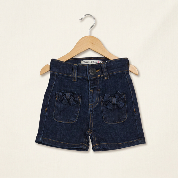 Girls denim shorts - Dark blue