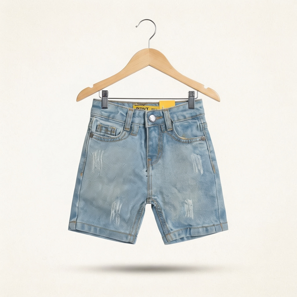 Small denim shorts - Light-Blue