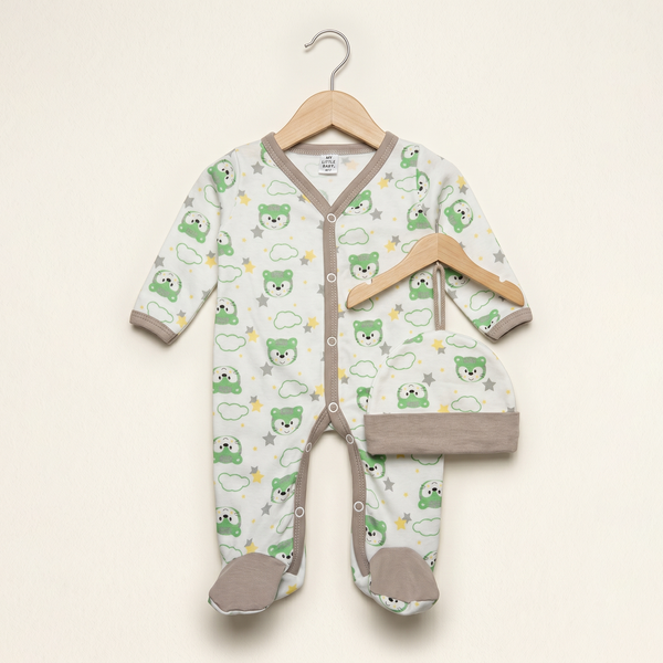 Little Baby Romper - Brown