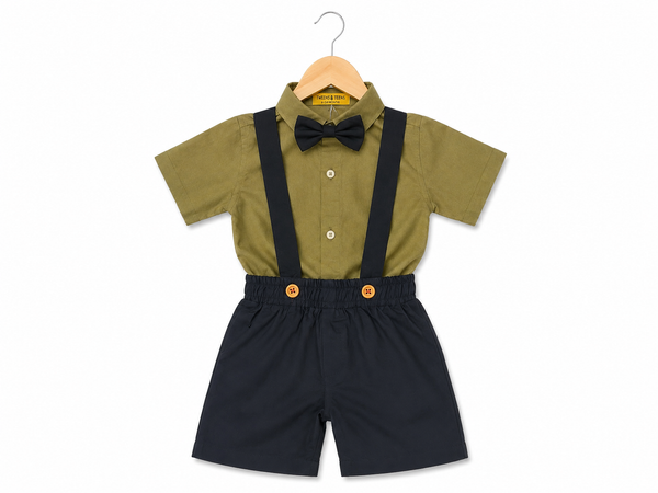 Infants formal suits - Olive-Green
