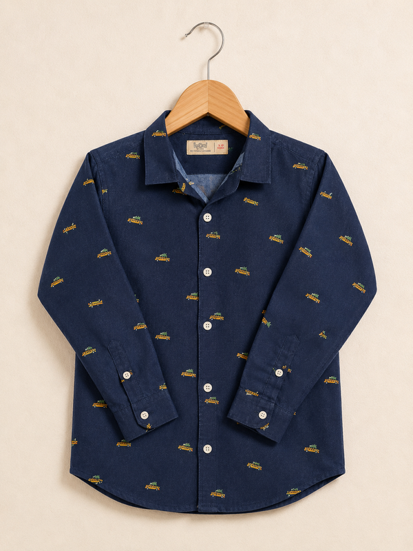 Boys Marvel Spider-Man Graphic Long-Sleeve Shirt - Dark blue