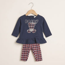Girls' 2-Piece Printed Top & Trouser Set