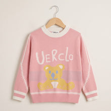 Girls' Heart Woolen Sweater
