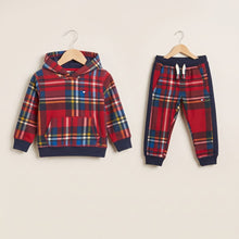 Boys' Plaid Fleece Set