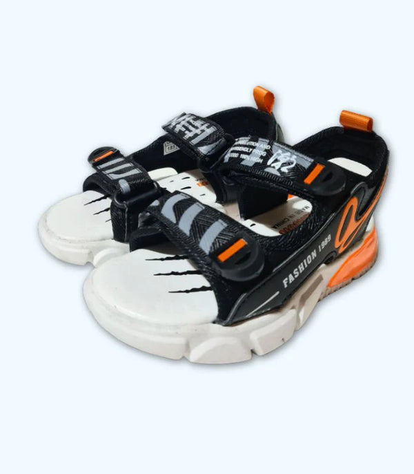 Orange Strip Sandles