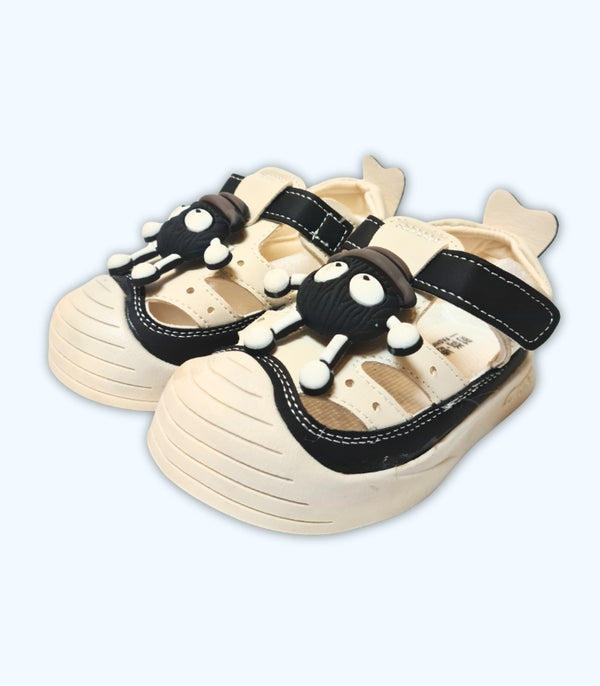 Black Cartoon Sandals