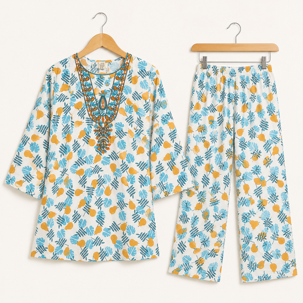 Shalwar Kamez For Her - sky-blue