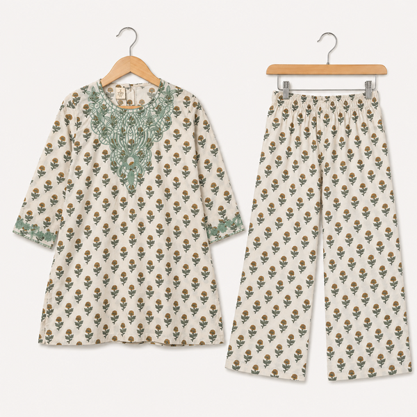 Shalwar Kamez For Her - Light Brown