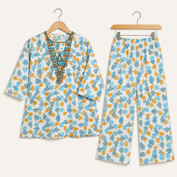 Shalwar Kamez For Her - Light-Blue