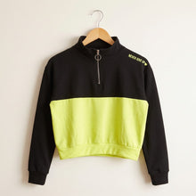 Winter Bloom Half-Zip Top
