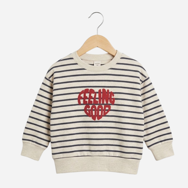 Girls' Printed Zip-Up Hoodie & Sweatshirt - Beige