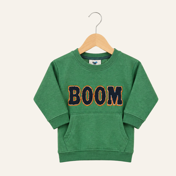Boys' Graphic Fleece Sweatshirt - Green