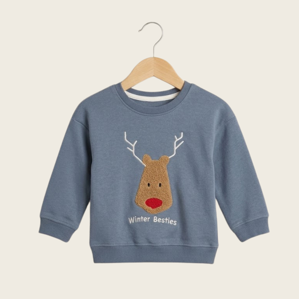 Boys' Graphic Fleece Sweatshirt - Blue