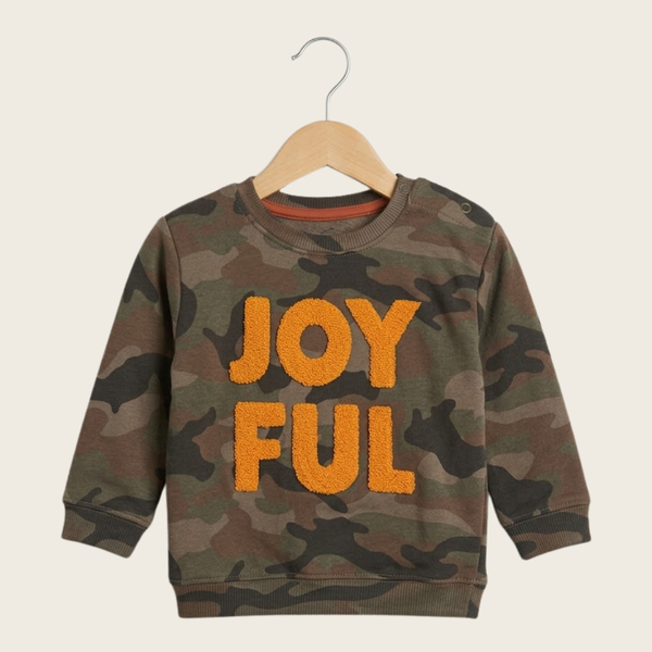 Boys' Graphic Fleece Sweatshirt - Brown