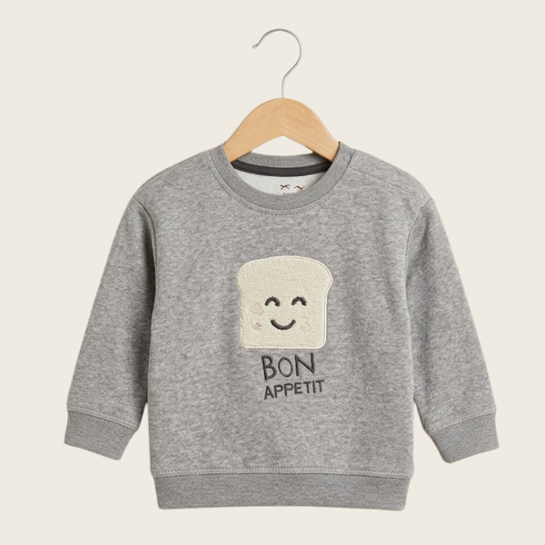 Boys' Graphic Fleece Sweatshirt - Grey