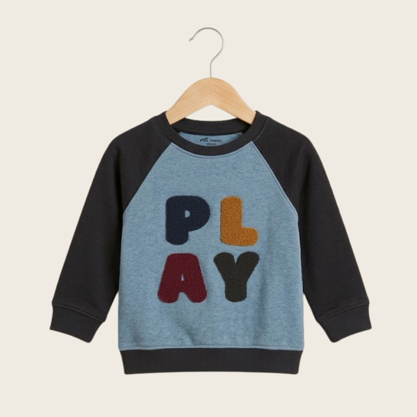 Boys' Graphic Fleece Sweatshirt - sky-blue