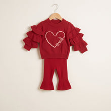 Newborn Girls' Woolen Knit Set