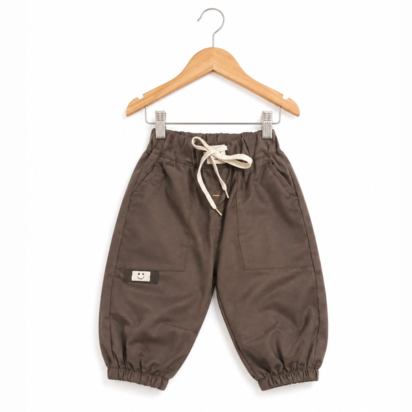 Baggy Trousers For Boys - Brown