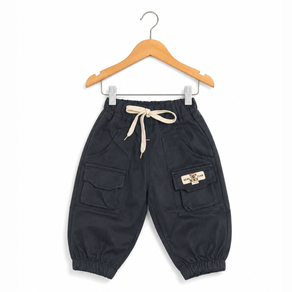 Baggy Trousers For Boys - Black