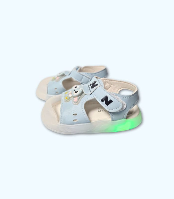 Blue lighting sandal