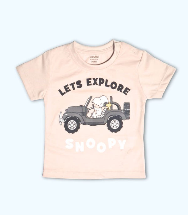 Creamy brown Tee