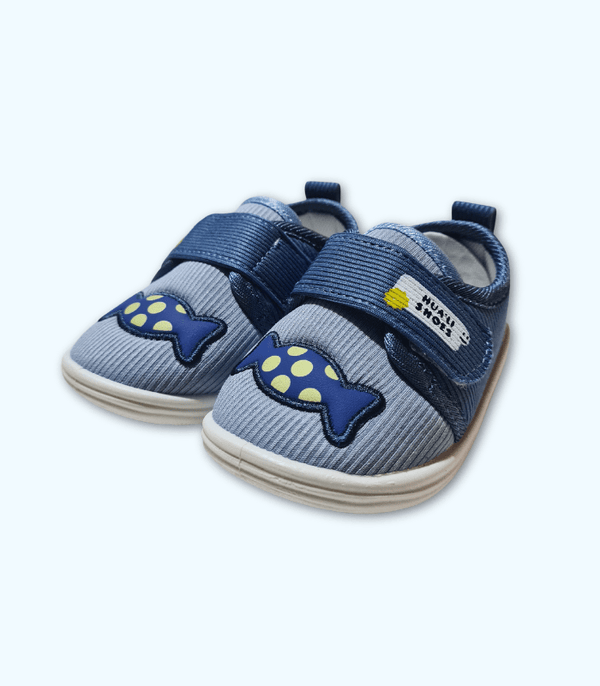 Blue fish printed Shoes
