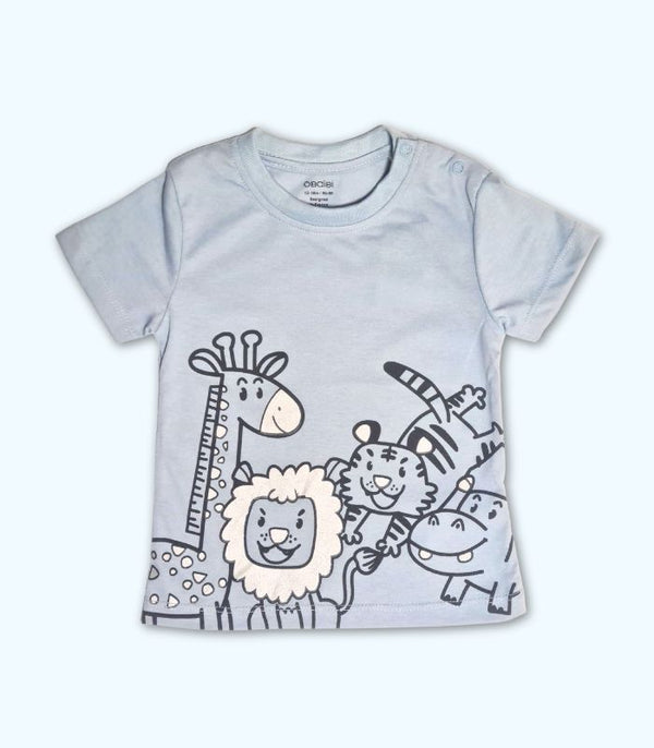 Grayish Blue Tee