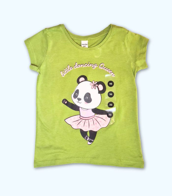 Green Printed Tee