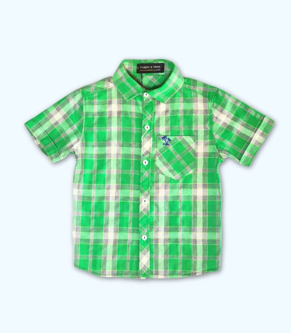 Green Checked Shirt