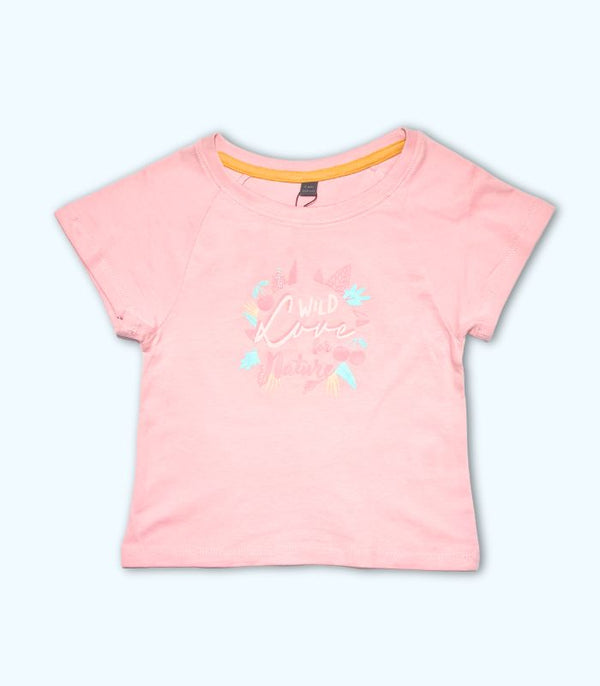 Pink Printed Tee