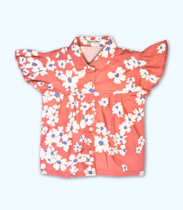 Mustard Floral Top