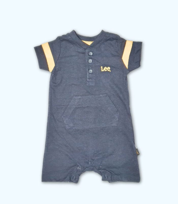 Navy Romper