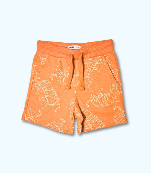 Orange Tiger Shorts