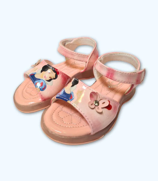 Green Butterfly Sanldes - Pink