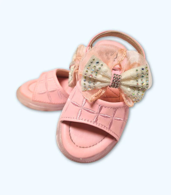 Pink Bow Sandles