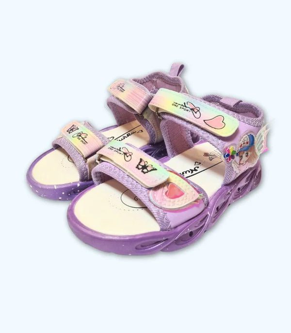 Purple Heart Butterfly Sandles