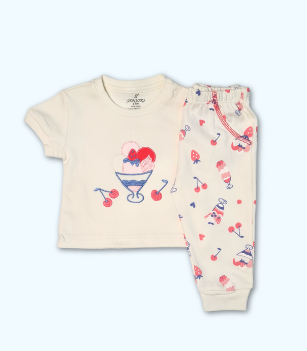 Off white Baby Suit