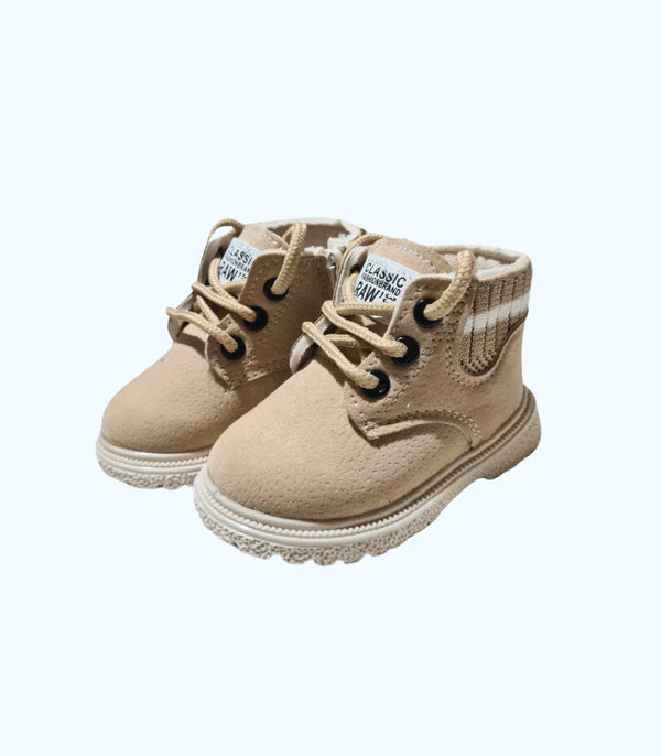 Beige Long Boots