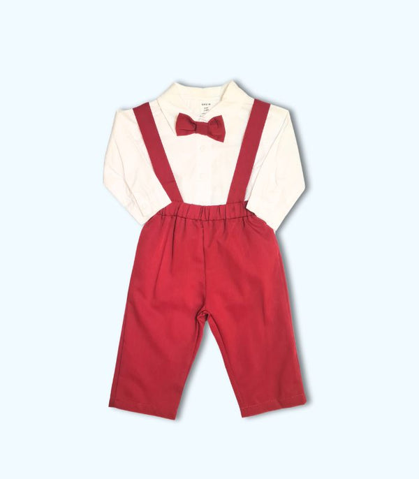 Bow Suspender Set