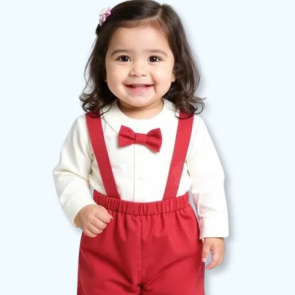 Bow Suspender Set