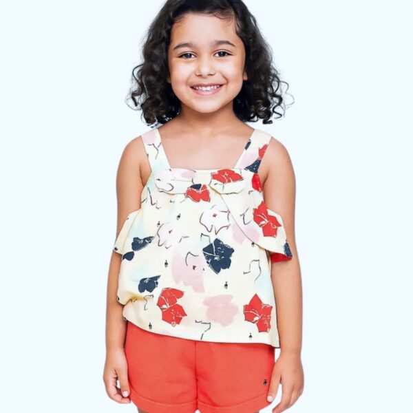 Floral Bow Top Set
