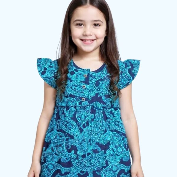 Blue Floral Top