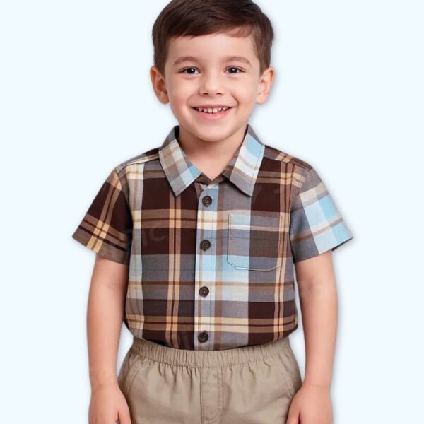 Brown Checkered Set