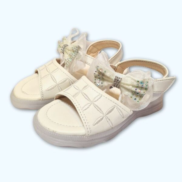White Bow Sandles